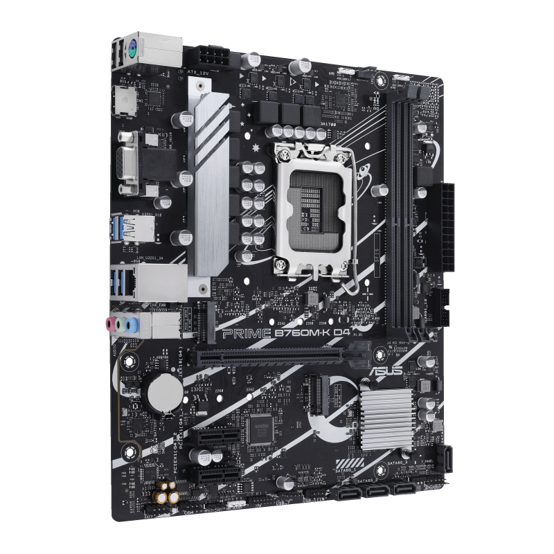 Mainboard ASUS Prime B760M-K D4 | Chipset Intel B760 | Socket LGA 1700 | 2x DDR4 64GB | mATX - Hàng Chính Hãng