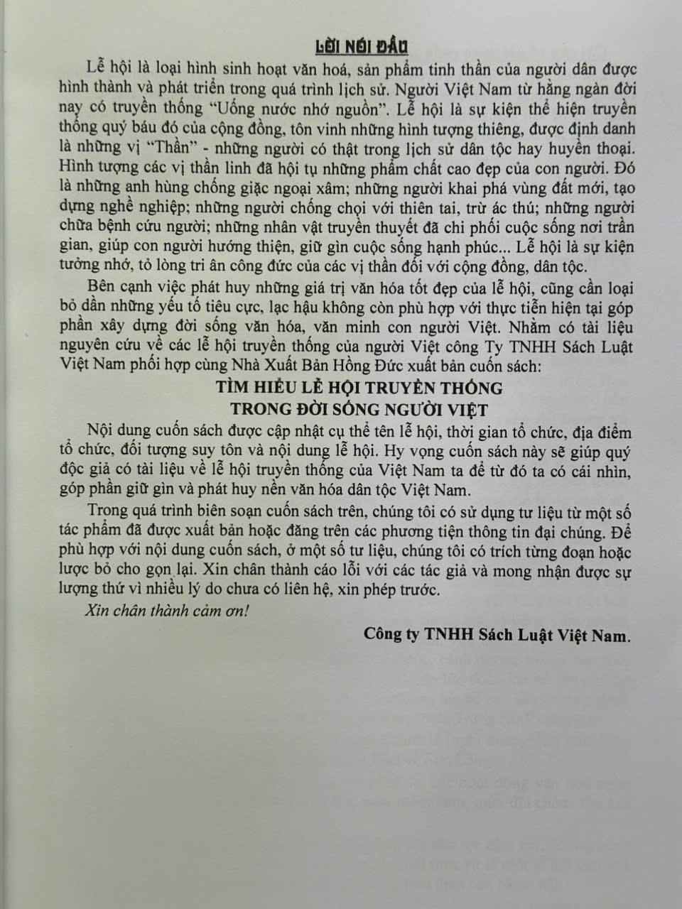 Sách Tìm Hiểu Lễ Hội Truyền Thống Trong Đời Sống Người Việt - V2354T