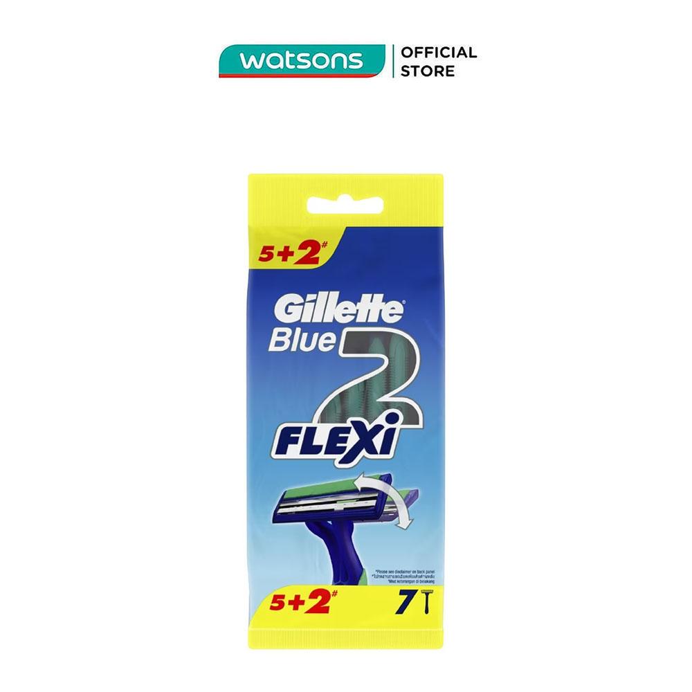 Dao Cạo Gillette Blue 2 Flexi Dùng Một Lần 5 Cái + 2 Cái