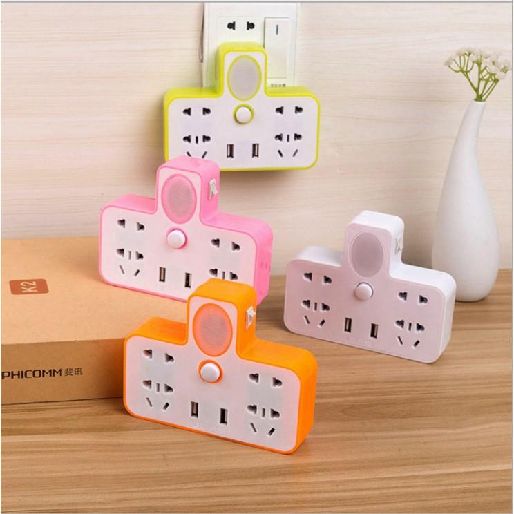 Ổ cắm điện kiêm đèn ngủ thông minh HBH6546