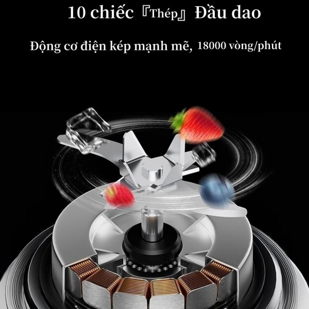 Zhenmi Không Dây Điện Máy Ép Trái Cây Mini Xách Tay Nước Trái Cây Máy Xay Sinh Tố 340Ml Cho Nhà Bếp Cắm Trại Sinh Tố Máy Trộn Thiết Bị Nhà-Hàng chính hãng