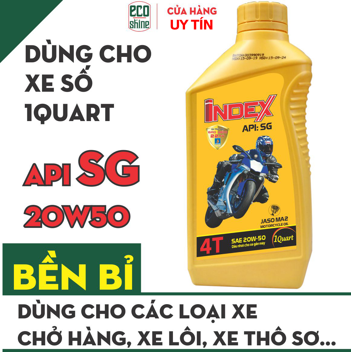 NHỚT XE SỐ 800ML DÙNG CHO XE GIAO HÀNG, XE LÔI, XE THÔ SƠ TIẾT KIỆM CHI PHÍ VẬN HÀNH WING-INDEX