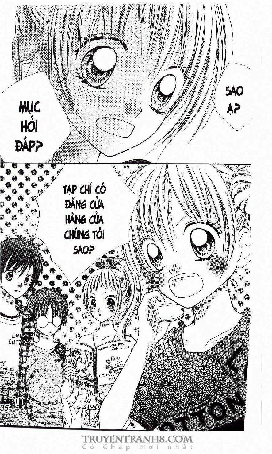 tiệm thời trang, love cotton chapter 8 4