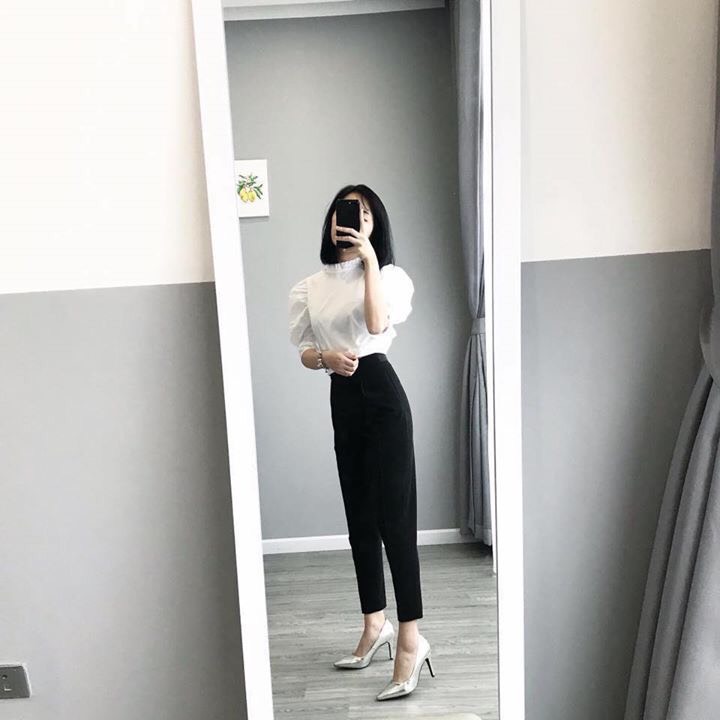 Quần baggy chun lưng tôn dáng - QBGTD