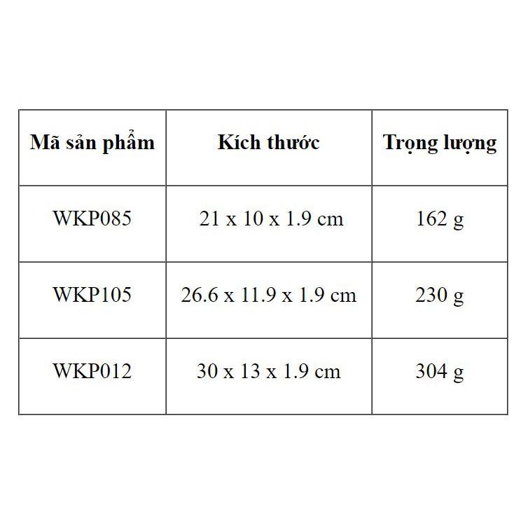 ĐĨA WKP085 WKP105 WKP012 | ĐĨA MELAMINE ĐEN NHÁM CHỮ NHẬT