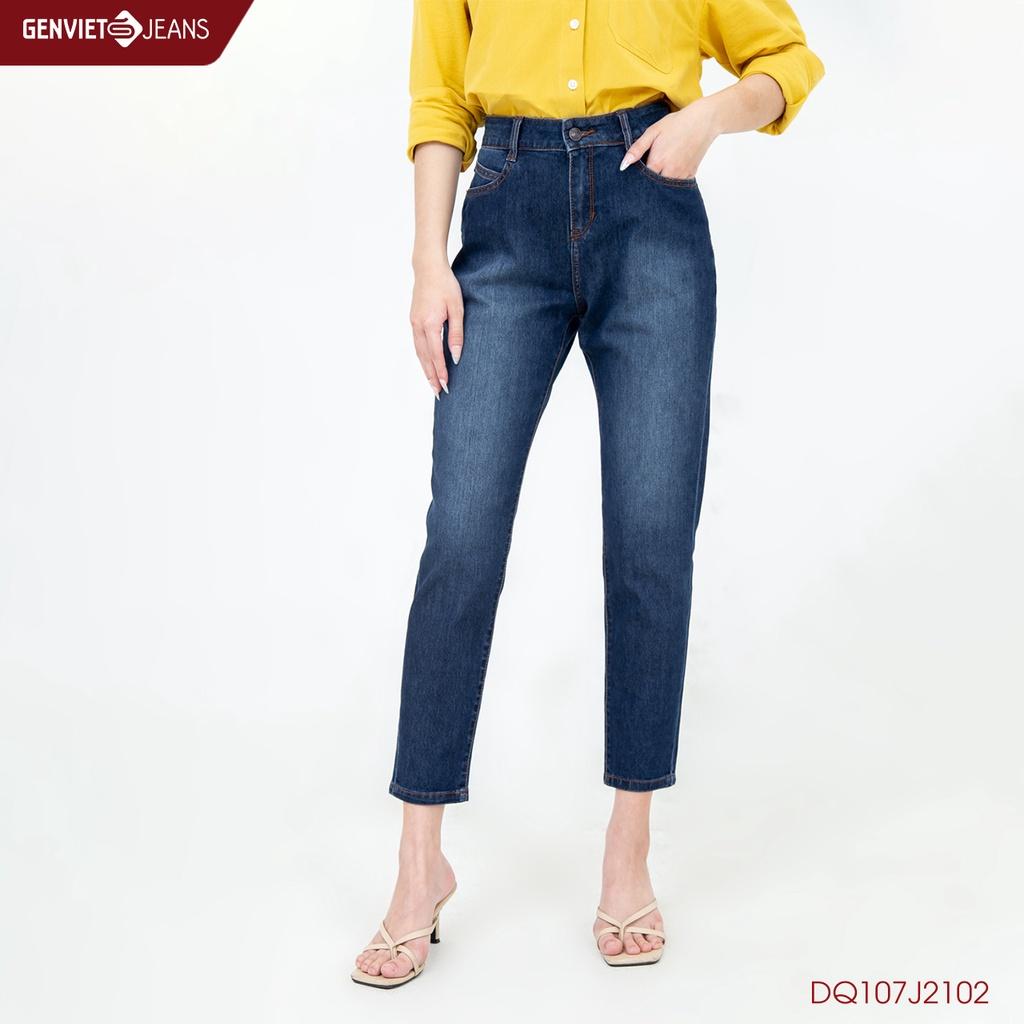 Quần Dài Jeans Nữ GENVIET DQ107J2102