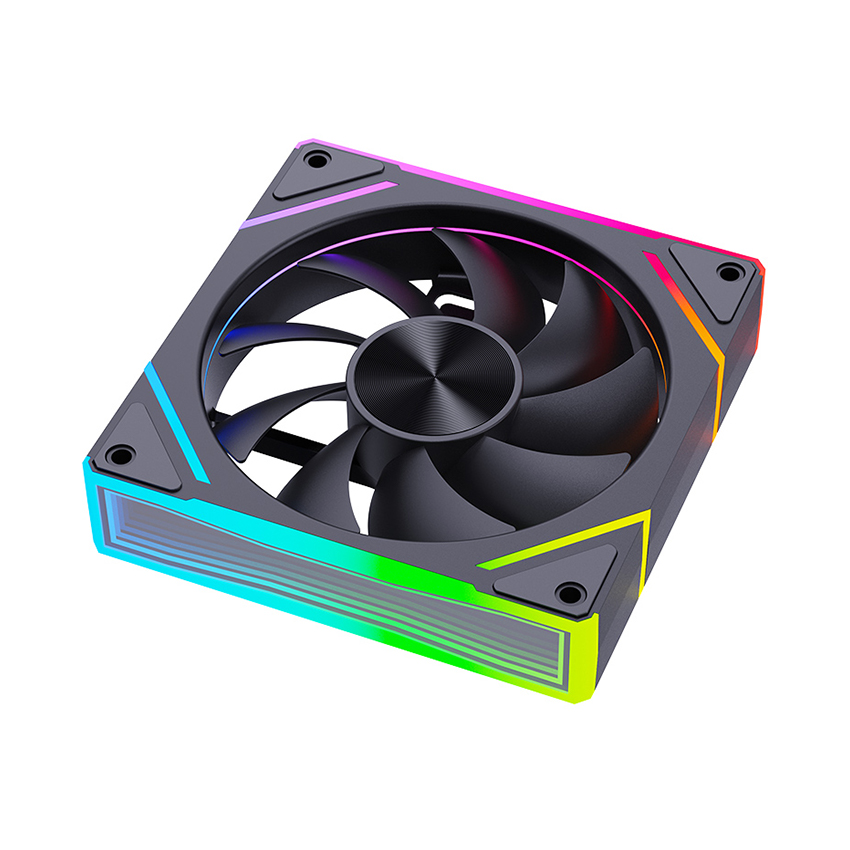 Quạt Tản Nhiệt Case MAGIC SNOMAN F-125 ARGB Black/White – Hàng Chính Hãng