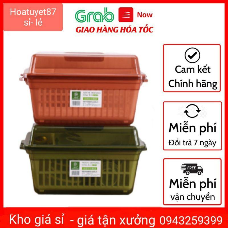 Rổ úp bát đĩa có nắp đậy 3 trong 1