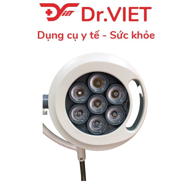 Đèn mổ di động 7 bóng nhỏ (7 led nhỏ) - KL07.L.I