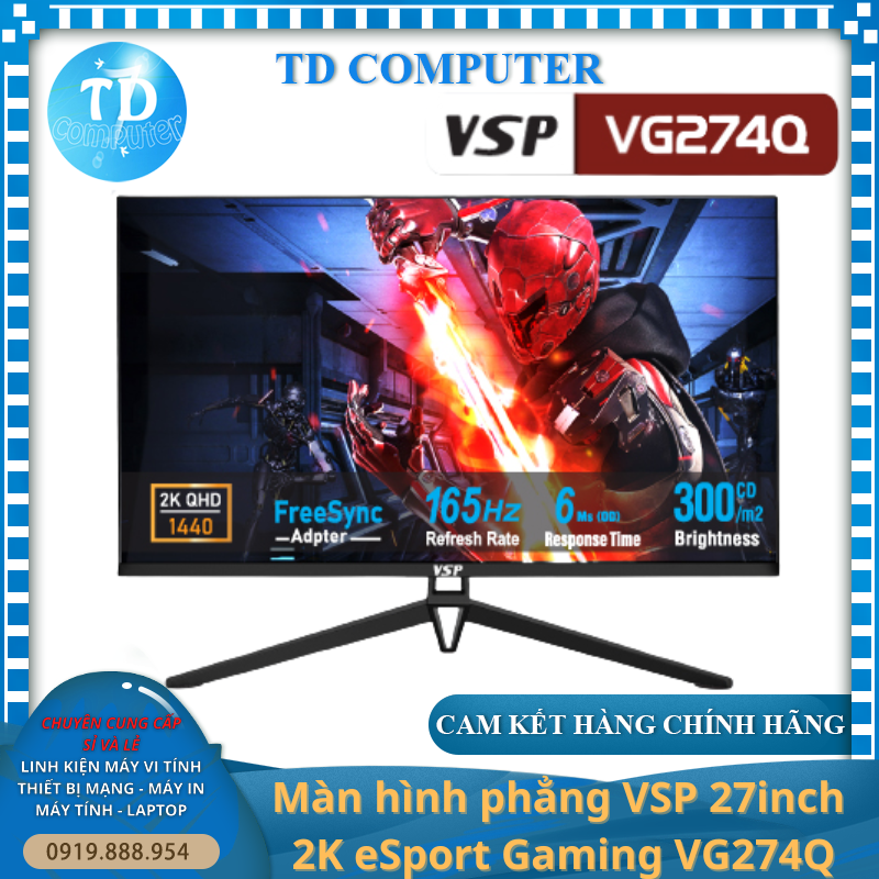 Màn hình VSP VG274Q 27inch Gaming - Hàng chính hãng TECH VISION phân phối