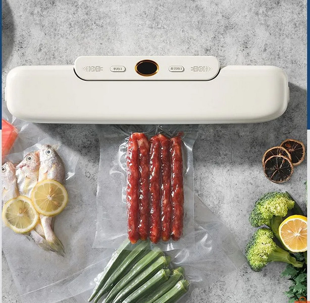 Máy Hút Chân Không Fk-7912 Vacuum Sealer Kèm Túi Tiện Dụng Cho Nhà Bếp