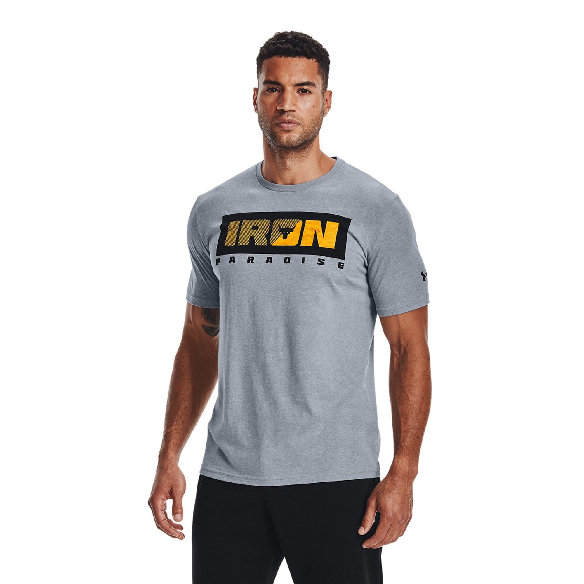 Áo thun tay ngắn thể thao nam Under Armour Project Rock Iron Paradise - 1367116