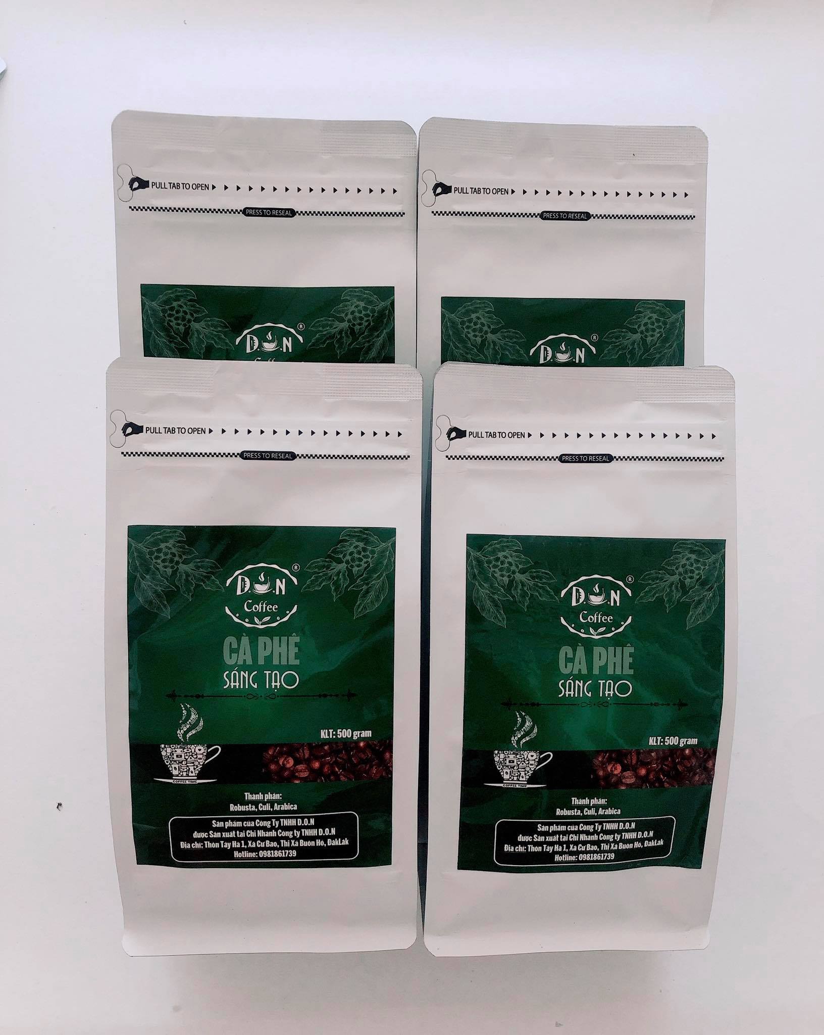 CÀ PHÊ BỘT D.O.N COFFEE SÁNG TẠO  (500 Gram)