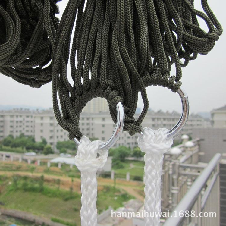 Ngoài Trời 9-Bằng Nylon Dây Võng Trong Nhà Lưới Võng Di Động Đơn Giản Võng Ghế Xoay