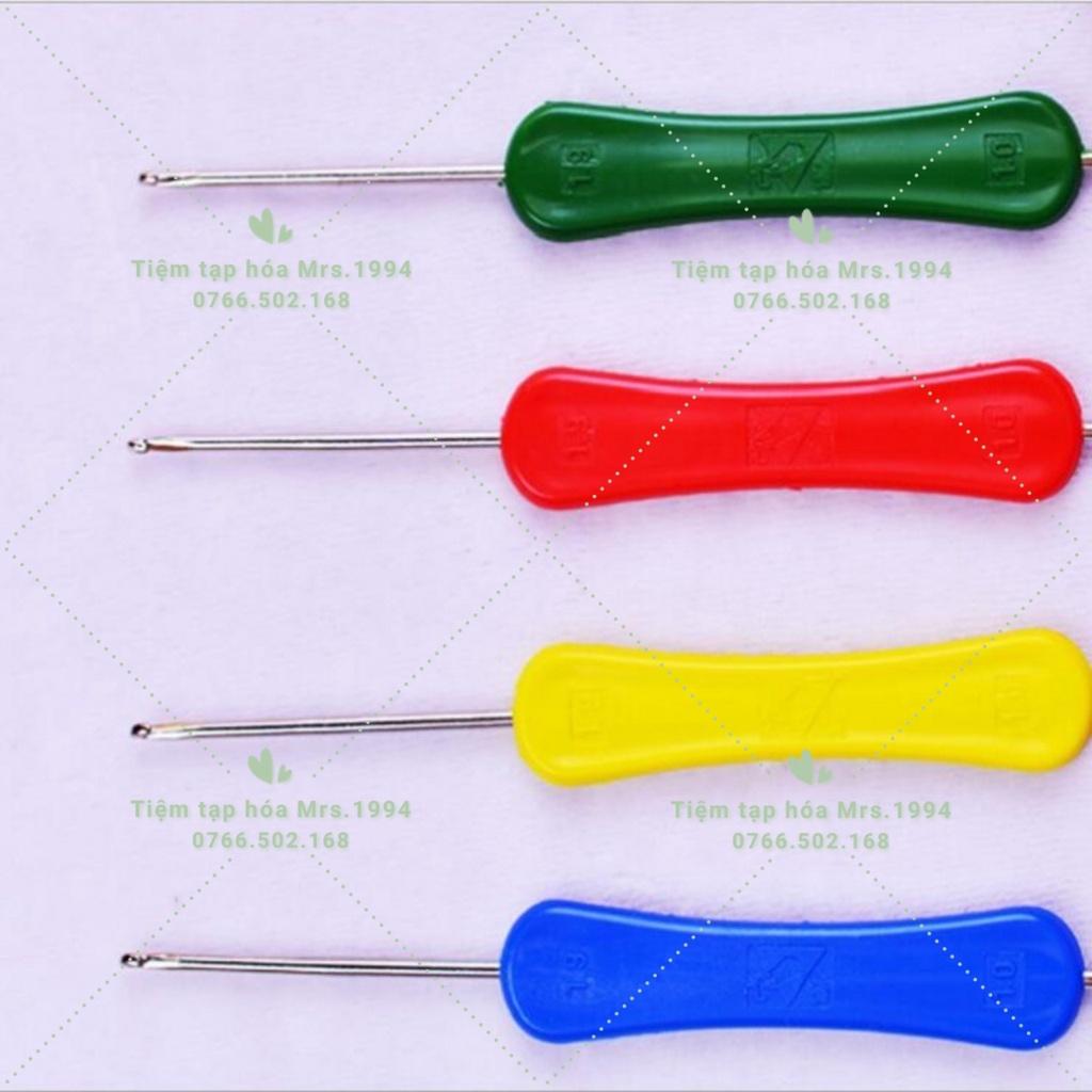 KIM MÓC CÁN NHỰA 2 ĐẦU - DỤNG CỤ MÓC LEN - KHÂU MÓC ĐÁNH DẤU