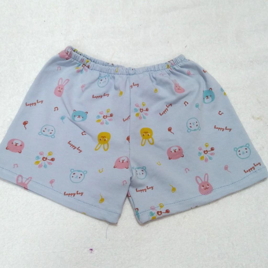 Quần chục đùi cho bé chất cotton bozip xuất dư mềm mịn size từ 3-17kg