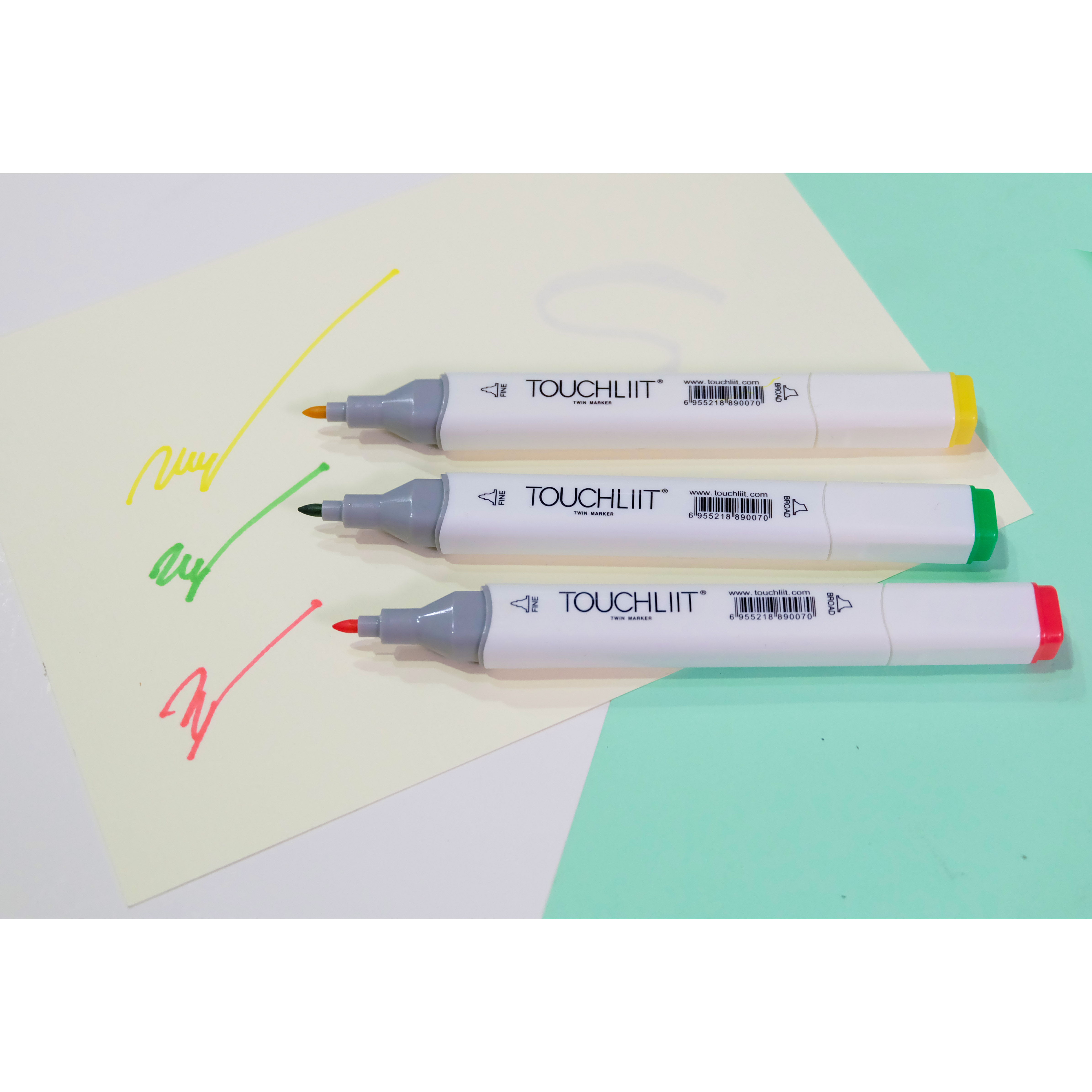 Bút Marker Touchliit 6 - Bộ 30 màu+ Set da 12 cây