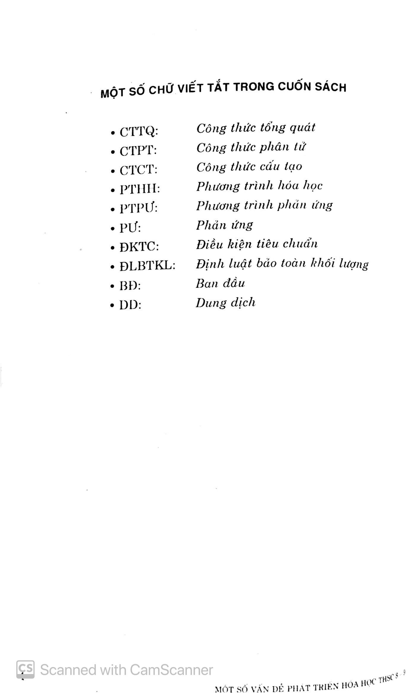 Một Số Vấn Đề Phát Triển Hóa Học Thcs 8-9 - ảnh 10