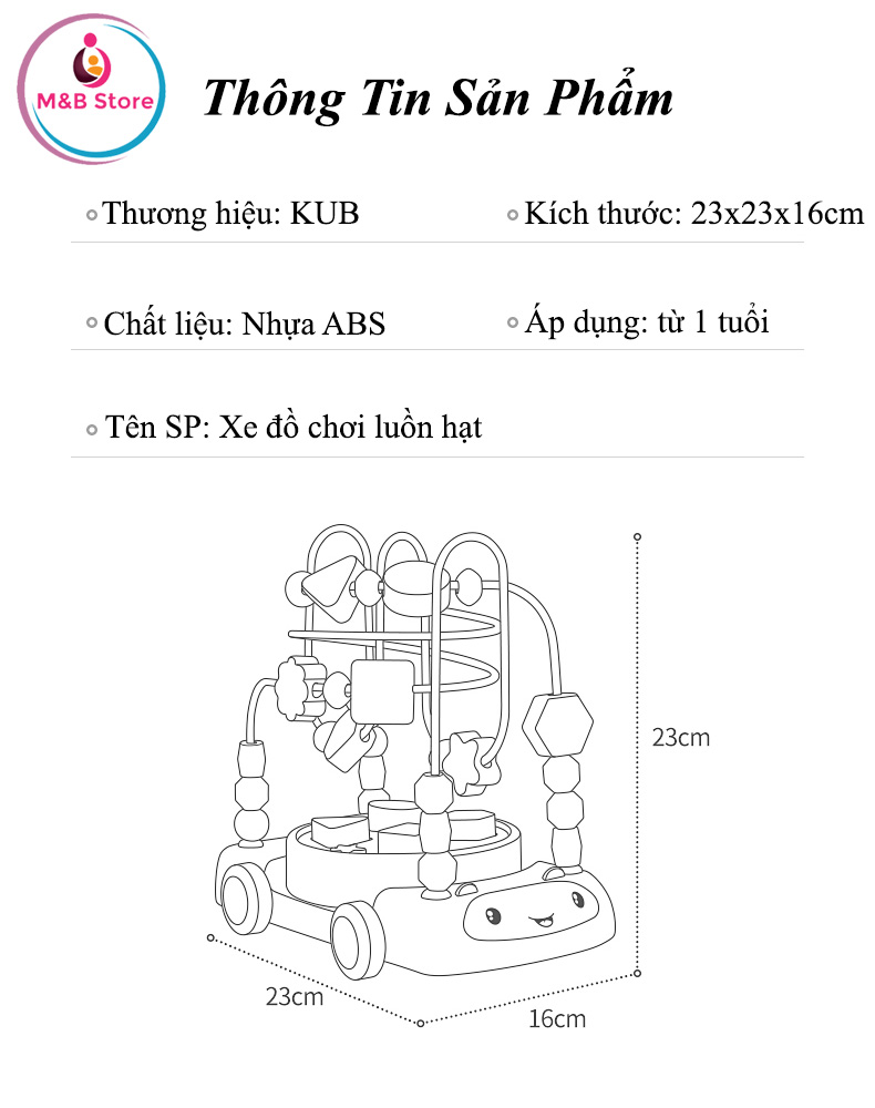 Đồ Chơi Xe Luồn Hạt - KUB