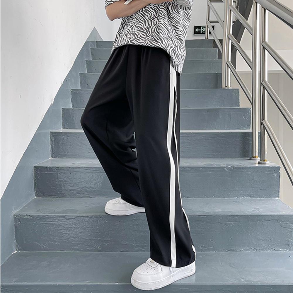 Quần Jogger Quần Culottes Ống Rộng Phối Viền Sọc STYLE MARVEN - JOGGER NAM 001C2