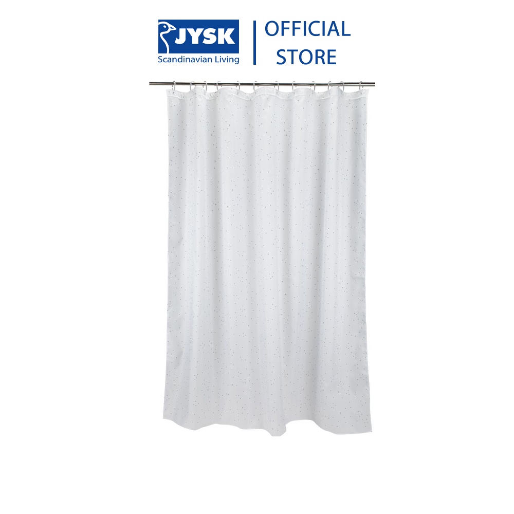 Rèm phòng tắm | JYSK Hagby  | polyester | trắng | R150xD200cm