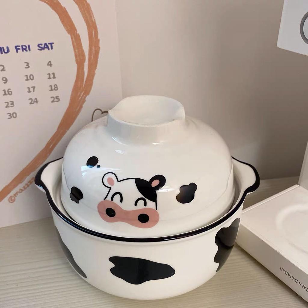 Bộ bát/tô úp hình bò sữa
