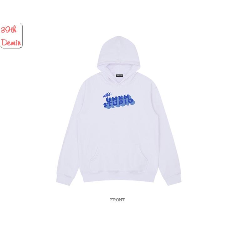 Áo Hoodie phong cách Hàn Quốc in chữ nghiêng UNKNOW graffiti chất NỈ COTTON lót BÔNG unisex nam nữ