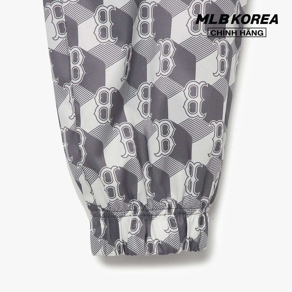 MLB - Quần jogger nữ lưng thun Cube Monogram 3FWPM0231