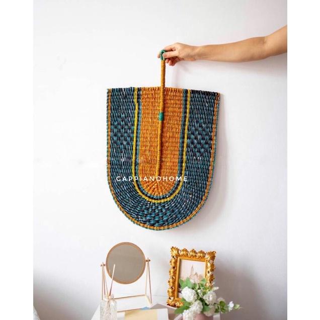 Quạt Decor treo tường màu sắc - Trang trí nhà cửa