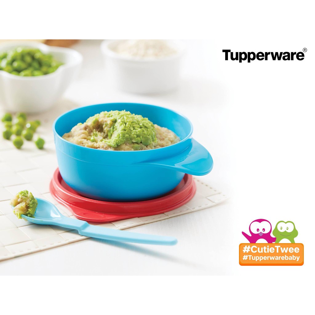 Hộp Bảo quản thực phẩm Twinkle Feeding Bowl 240 ml (tặng 1 muỗng Hang On Spoon)- TUPPERWARE CHÍNH HÃNG
