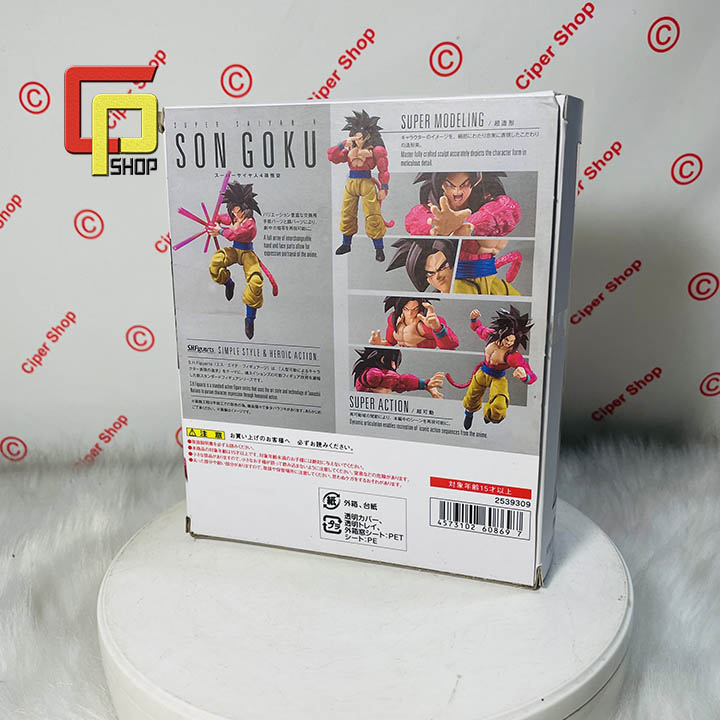 Mô hình Son Goku Super Saiyan 4 Có Khớp - Figure Action Son Goku  Super Saiyan 4 SHF