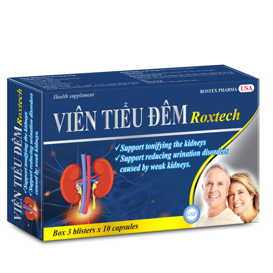 Viên Tiểu Đêm Roxtech - Hộp 30 viên