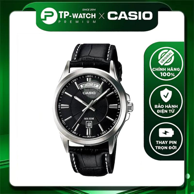 Đồng Hồ Nam Dây Da Casio Standard MTP-1381L-1A Chính Hãng - MTP-1381L-1AVDF