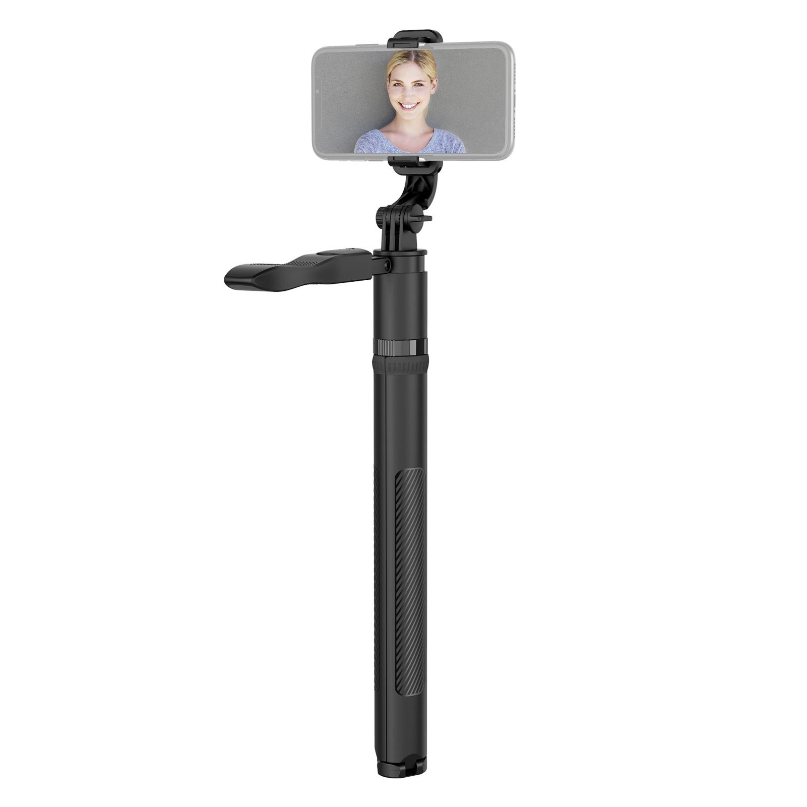 Gậy chụp ảnh tự sướng có Chân máy mở rộng với tay cầm cân bằng BT Remote Tương thích với iOS & Android điện thoại thông minh