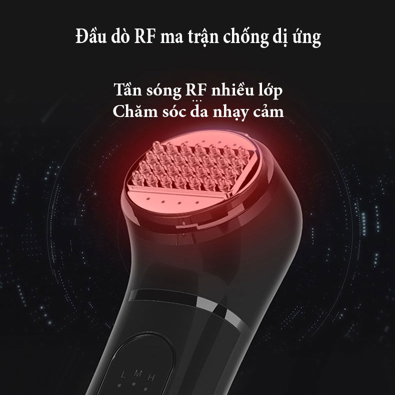 Búa Di Điện Làm Đẹp Thermage RF Giúp Trẻ Hóa Da Cao Cấp, Đầu Di Ma Trận Giúp Giảm nếp Nhăn, Nâng Cơ Săn Chắc, Tăn Cường Hấp Thụ Dưỡng Chất - Hàng Chính Hãng