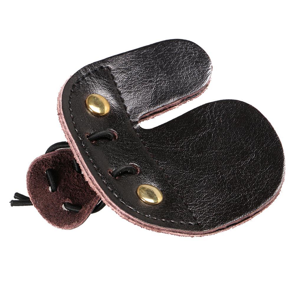 5 Pieces Bow String Buckle Clips Nocking Point + 1pc Archery Finger Guard