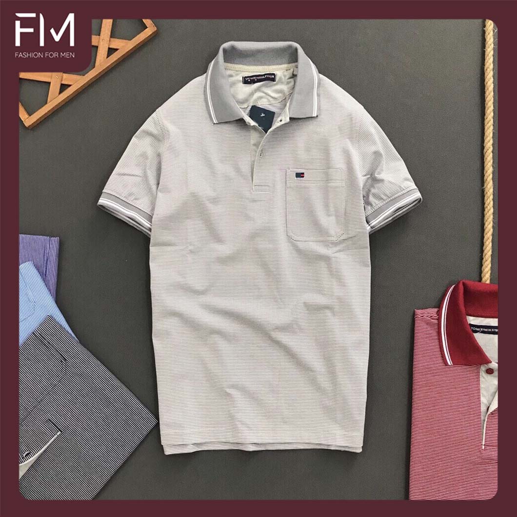 Áo Polo nam cổ bẻ ngắn tay, chất liệu cao cấp, thoáng mát, bền màu, thiết kế trẻ trung – FORMEN SHOP – FMPS086 - ĐEN - M