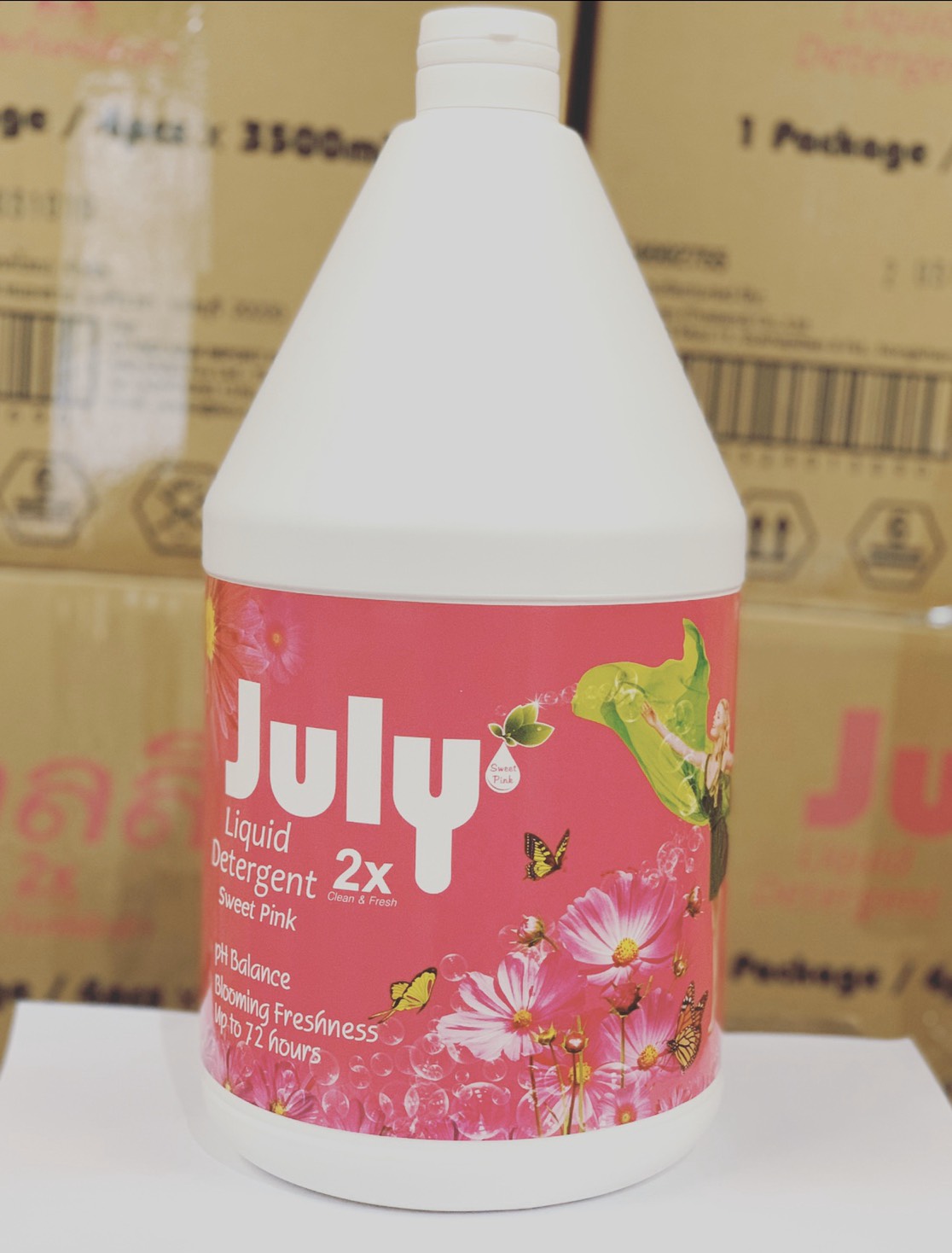 Nước giặt xả July 2X 3500ml hàng nhập khẩu chính hãng