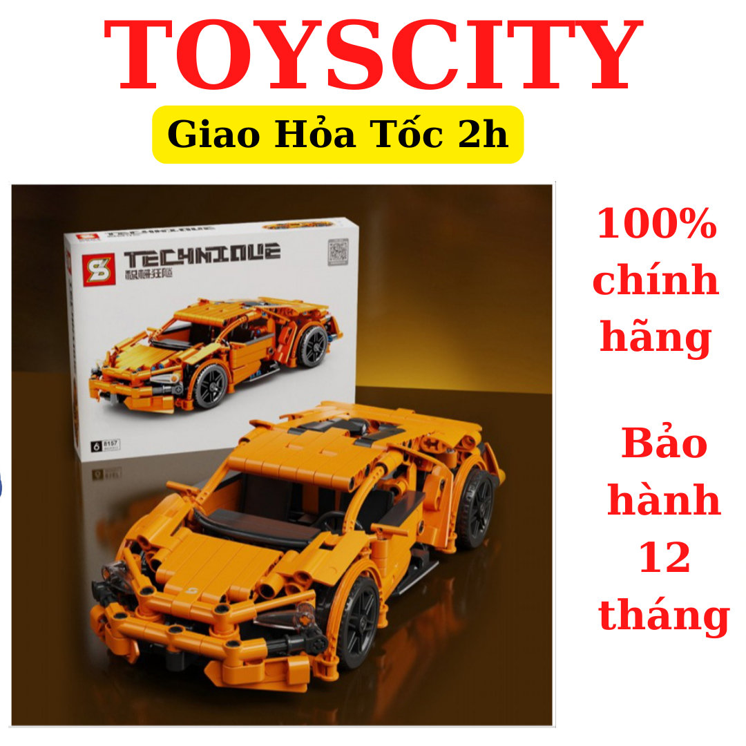 Đồ chơi lắp ráp Xe thể thao Fuzy Liken - SY BLOCK SY8157 _ 469 chi tiết