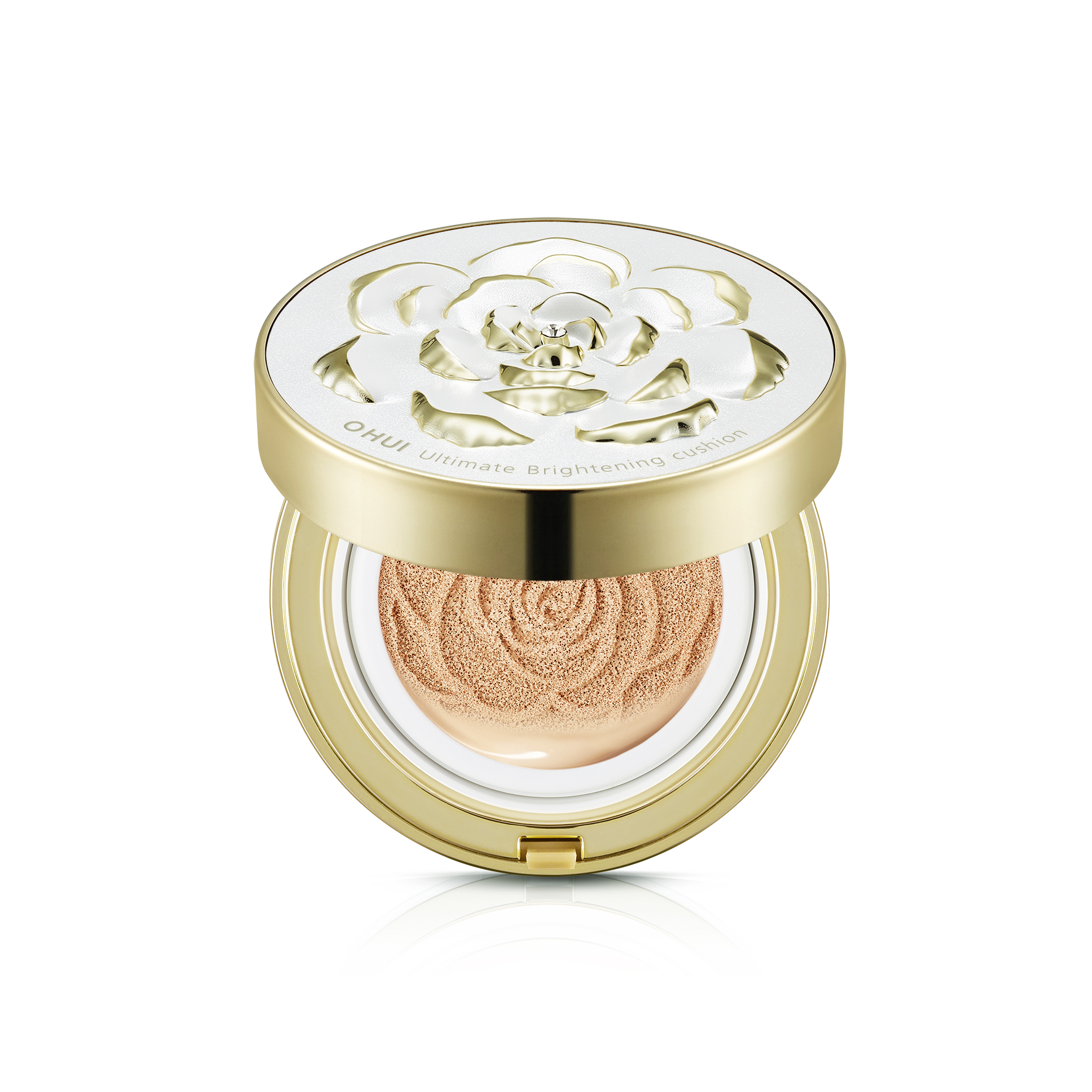 Phấn Nước Dưỡng Trắng OHUI Ultimate Brightening Cushion #01 Light 15g Tặng Thêm Lõi Refill 15g