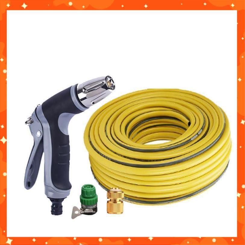 Bộ dây vòi xịt nước rửa xe,tưới cây tăng áp 3 lần 15m 206817