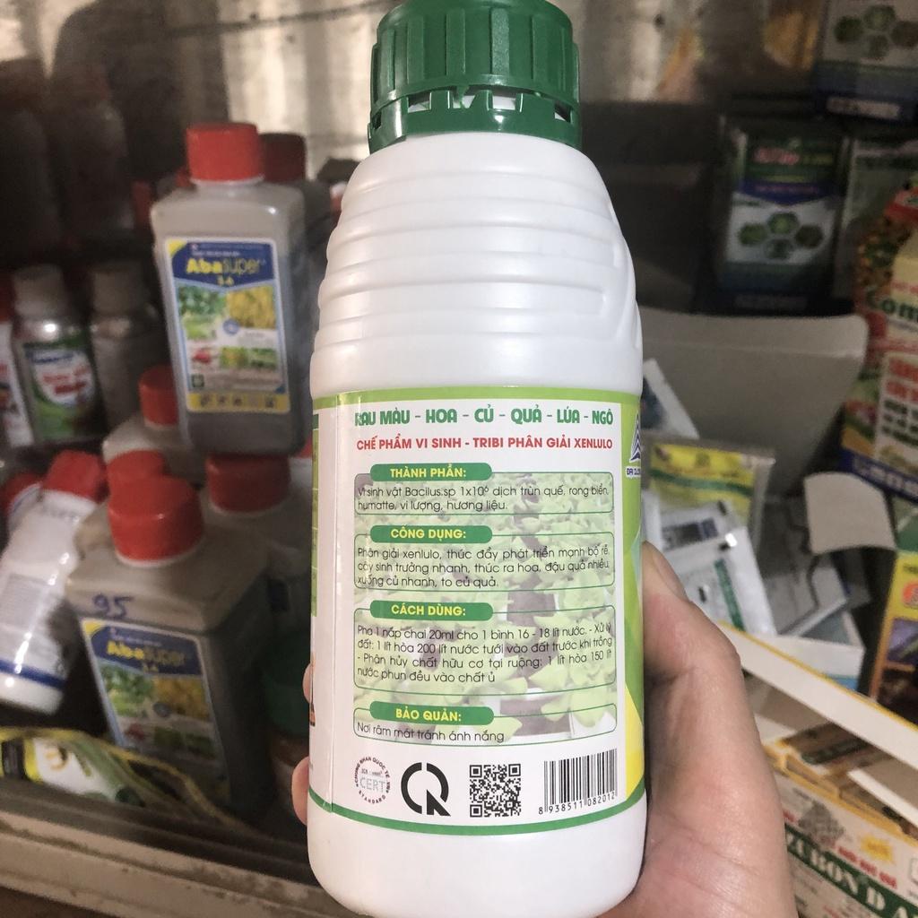 Phân bón dịch trùn quế rong biển nguyên chất 500ml, giúp to củ, lớn quả, cây ra rễ mạnh, xanh cây, tốt lá