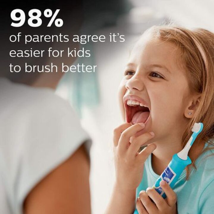 Bàn chải đánh răng điện trẻ em thương hiệu Philips HX6322/04 Sonicare For Kids - Kết nối ứng dụng thông minh - HÀNG NHẬP KHẨU