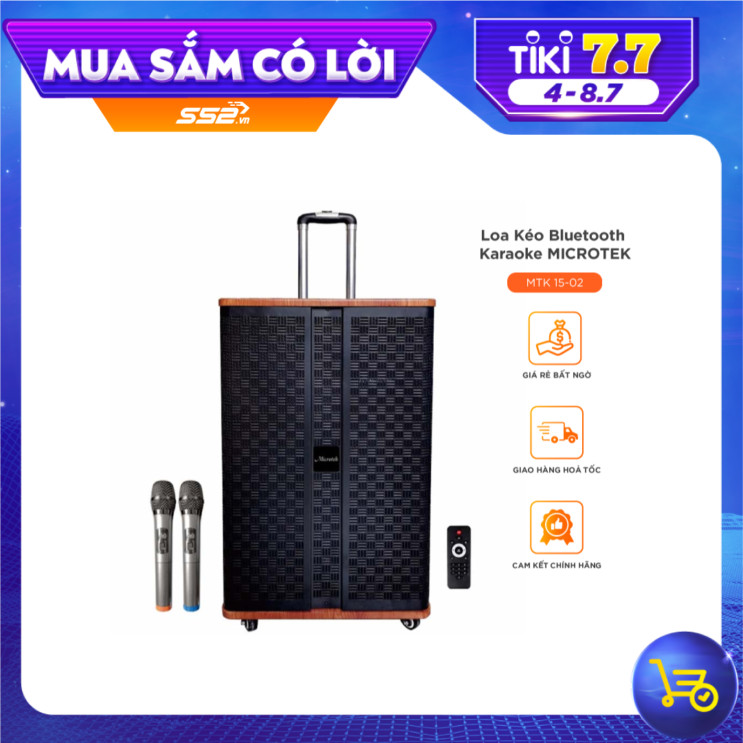 Loa kéo Microtek MTK 15-02 - Hàng Chính Hãng