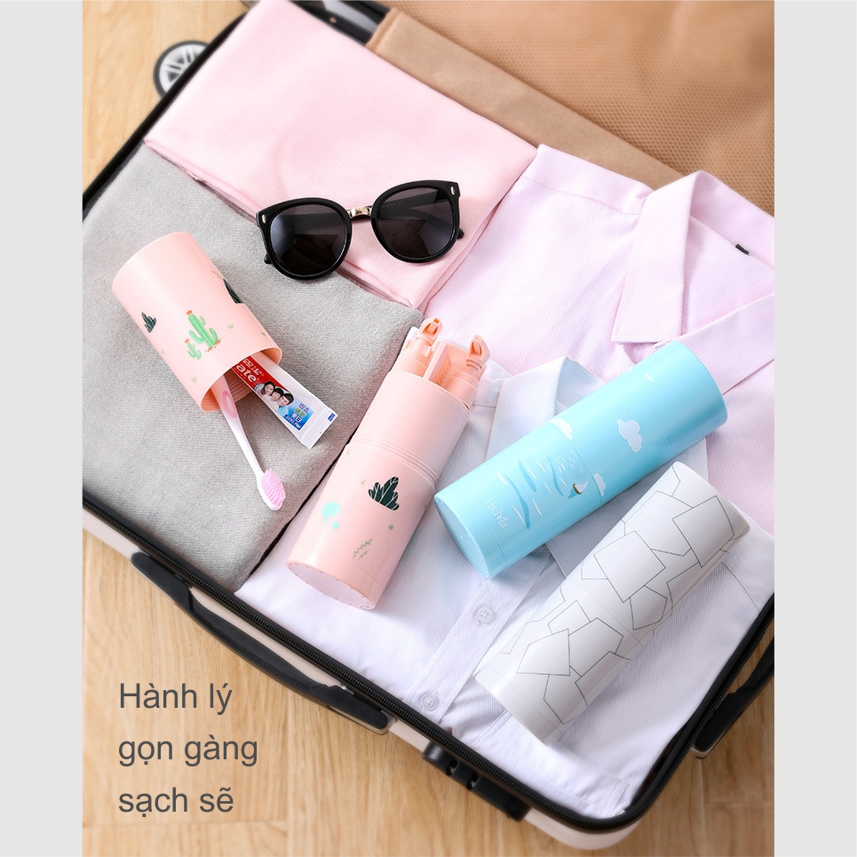 Hộp tiện ích du lịch đựng dụng cụ vệ sinh cá nhân &amp; mỹ phẩm - Travel kit Etravel