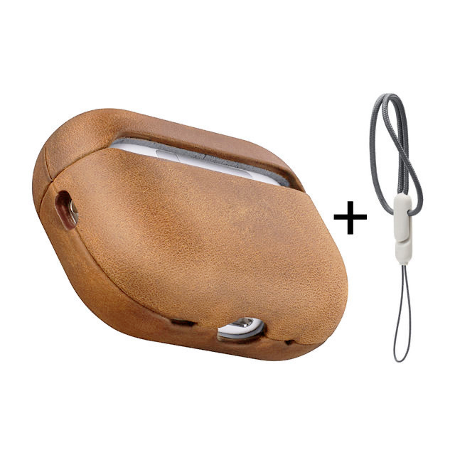 Bao Case Hybrid Da Thật Cao Cấp cho Airpods Pro 3 - Hàng Chính Hãng