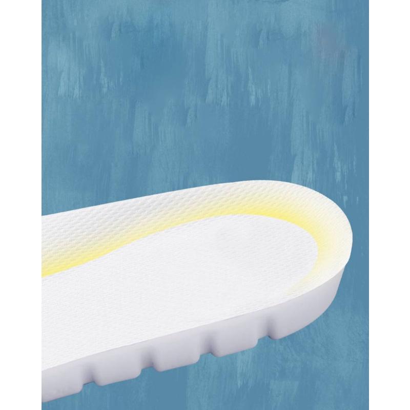 1 Pair Women Sport Insoles High Elastic Ultra-Light Breathable Shockproof Shoe Pads Men EVA Soft Shoes Insole Deodorant