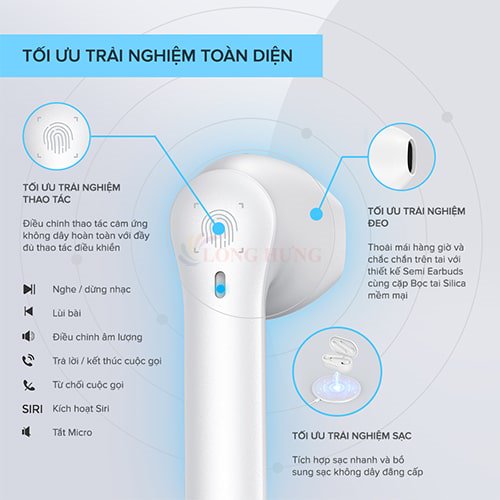 Tai nghe Bluetooth True Wireless MPOW MX3 BH480B - Hàng chính hãng