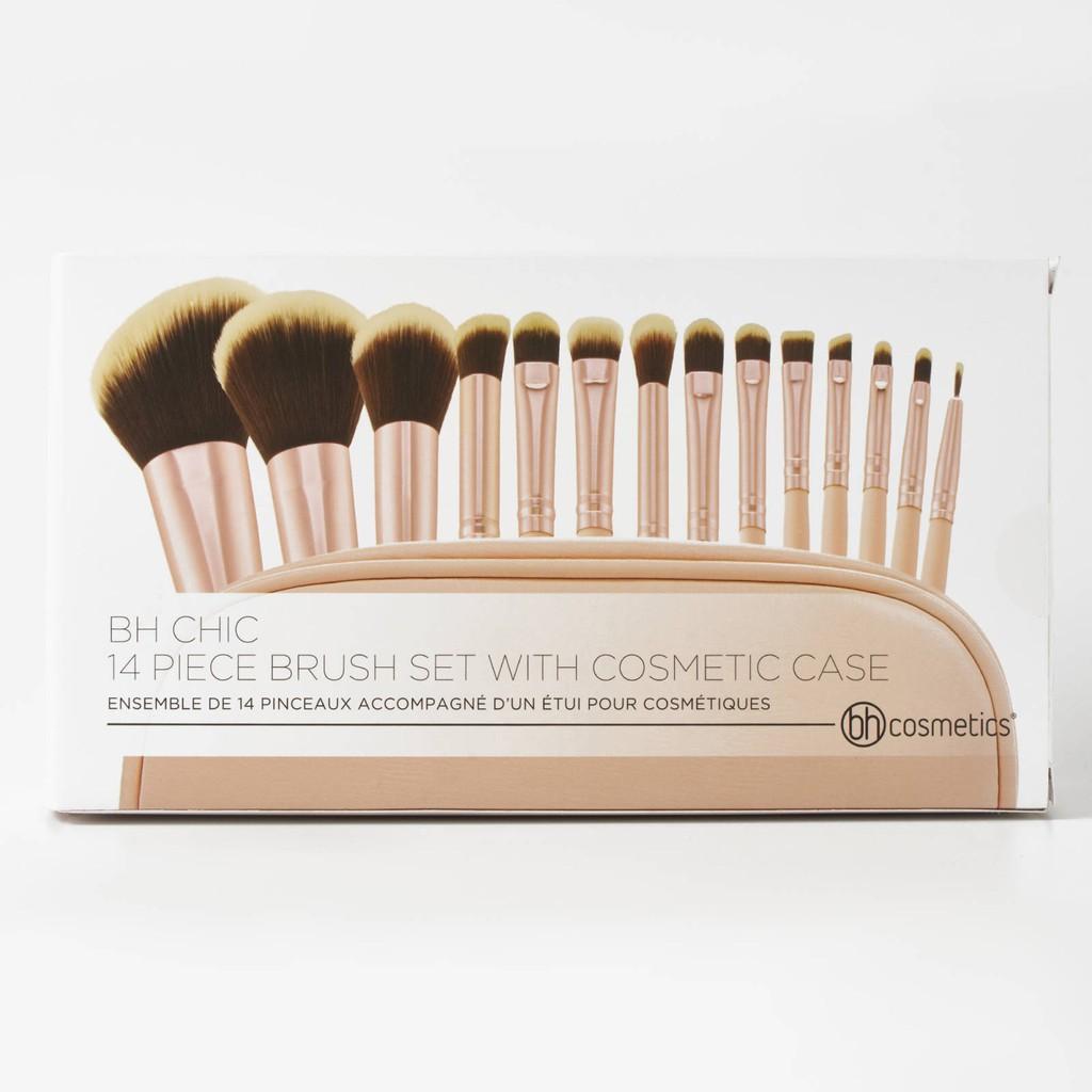 Bộ cọ 14 cây BH cosmetics BH Chic - with Cosmetic Case