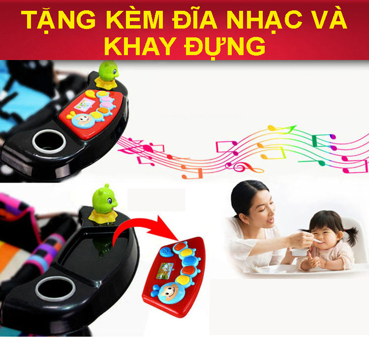 Xe đẩy trẻ em 2 chiều 3 tư thế đa năng, kiểu dáng sang trọng ( TẶNG KÈM BỘ ĐỒ CHƠI NÚM GỖ CHO BÉ CHỦ ĐỀ NGẪU NHIÊN )